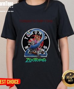 Good Toronto Raptors Zootopia 2 Ladies Tee featuring vibrant graphics and comfortable fit for fans of all ages.