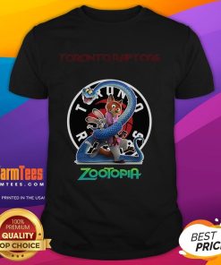 Good Toronto Raptors Zootopia 2 T-Shirt featuring vibrant graphics and a stylish design for fans of both franchises.