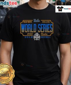 UCLA Bruins 2025 College World Series baseball T-shirt featuring team logo and vibrant design for fans.
