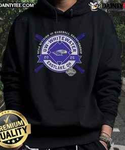 Good UW Whitewater NCAA Division III Baseball Championship hoodie, showcasing team pride in Eastlake, OH, 2025.