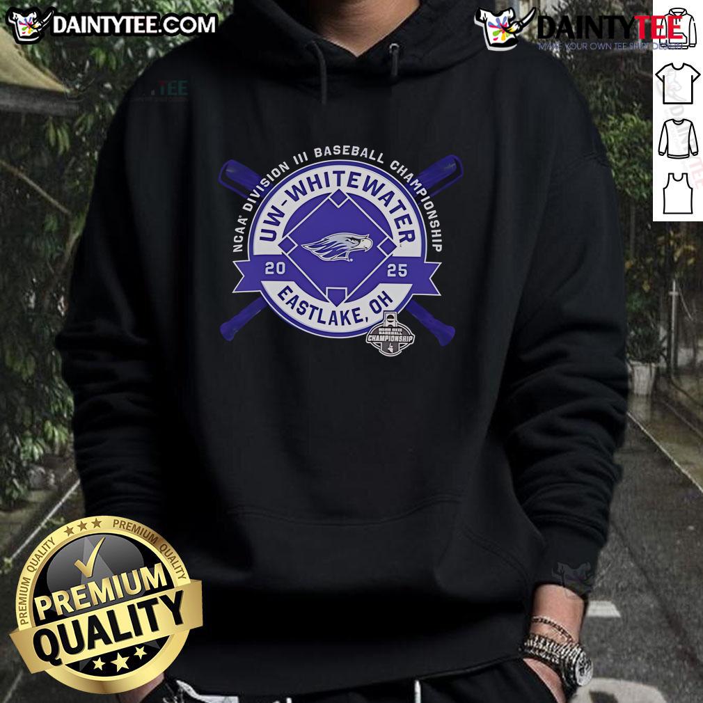 Good UW Whitewater NCAA Division III Baseball Championship Eastlake OH 2025 Hoodie Good UW Whitewater NCAA Division III Baseball Championship hoodie, showcasing team pride in Eastlake, OH, 2025.