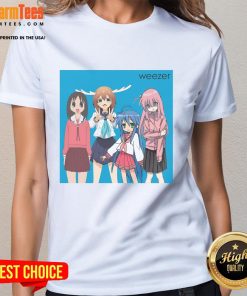 Good Weezer Ayumu Osaka Kasuga Noko Shikanoko Konata Izumi Gotoh Hitori Ladies Tee design featuring vibrant graphics.