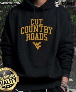 Good West Virginia Mountaineers hoodie featuring 'Country Roads' design, perfect for fans and cozy wear.