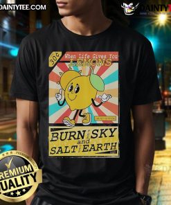 Good When Life Gives You Lemons t-shirt featuring a bold graphic design, perfect for expressing resilience and humor.