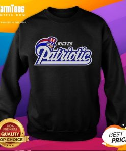 Good Wicked Patriotic 4th USA Pride Sweatshirt featuring bold red, white, and blue design for Independence Day celebrations.