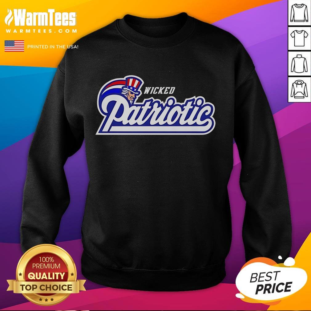 Good Wicked Patriotic 4Th Usa Pride Sweatshirt Good Wicked Patriotic 4th USA Pride Sweatshirt featuring bold red, white, and blue design for Independence Day celebrations.