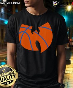 Good Wu Tang Clan X New York Knicks logo t-shirt featuring iconic designs, perfect for fans and streetwear enthusiasts.