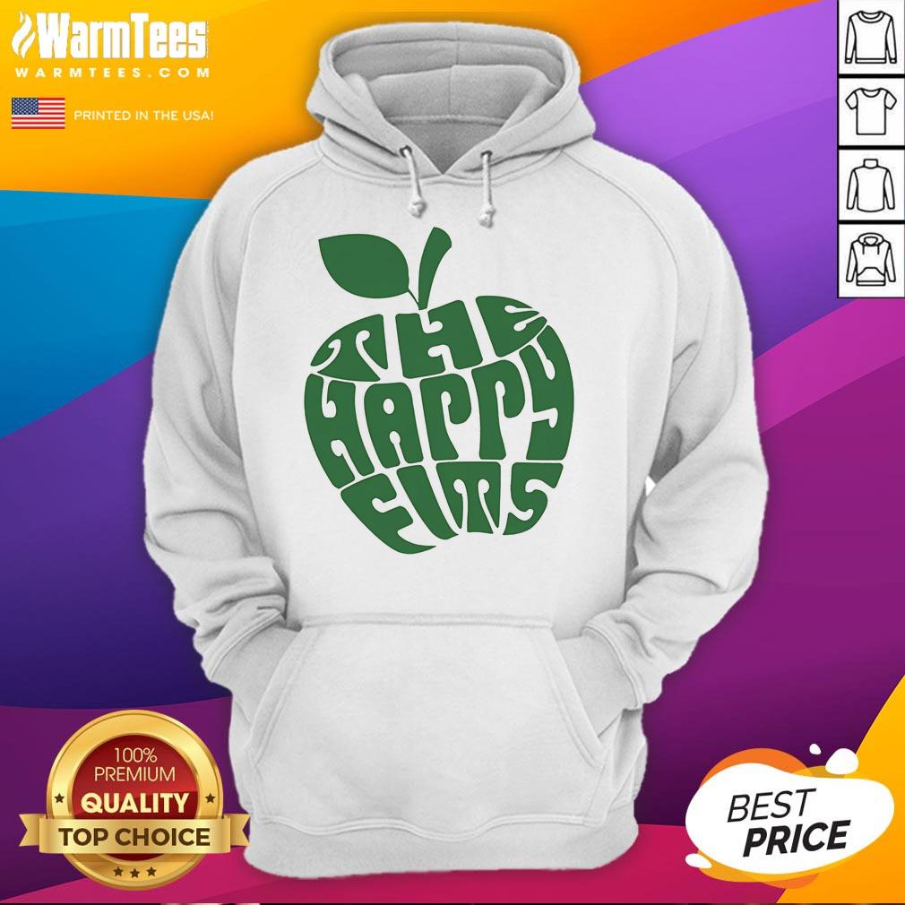 Happy Apple Ringer The Happy Fits Hoodie Happy Apple Ringer hoodie from The Happy Fits, featuring a colorful design and cozy fit for music lovers.