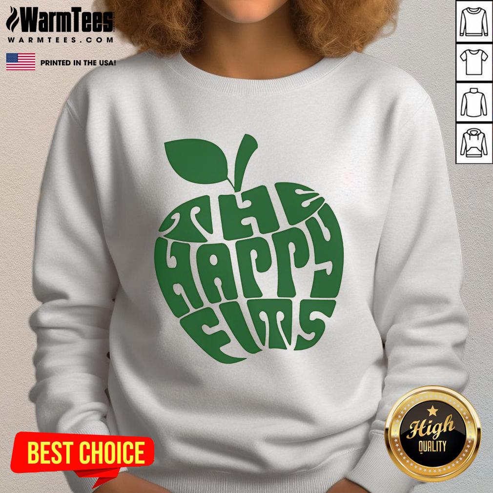 Happy Apple Ringer The Happy Fits Sweatshirt Happy Apple Ringer sweatshirt by The Happy Fits, featuring a vibrant design and cozy fit for music lovers.