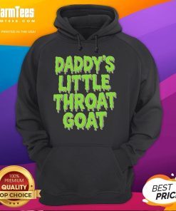 Happy Daddy's Little Throat Goat Hoodie in vibrant colors, perfect for playful dads and their kids.