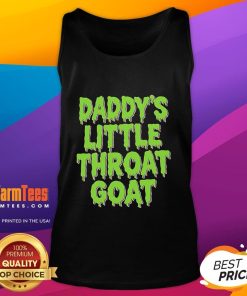Happy Daddy's Little Throat Goat tank top featuring a playful graphic design for fun and trendy summer wear.