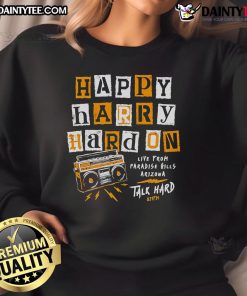 Happy Harry Hard-On Sweatshirt in vibrant colors, featuring a playful graphic design, perfect for casual wear.
