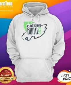 Happy Philadelphia Eagles Playground Build 2025 hoodie featuring vibrant team colors and a fun design for fans.
