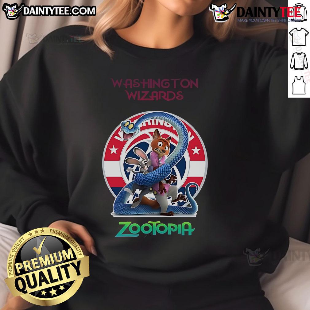 Happy Washington Wizards Zootopia 2 Sweatshirt Happy Washington Wizards Zootopia 2 Sweatshirt featuring vibrant graphics and a cozy design for fans.