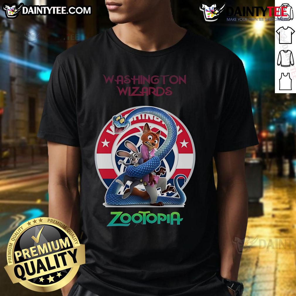 Happy Washington Wizards Zootopia 2 T Shirt Happy Washington Wizards Zootopia 2 T-Shirt featuring vibrant graphics and playful design, perfect for fans and collectors.