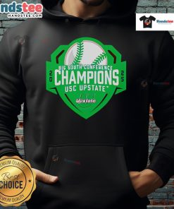 Hot 2025 Big South Conference Baseball Champs Hoodie featuring team colors and logo, perfect for fans and supporters.