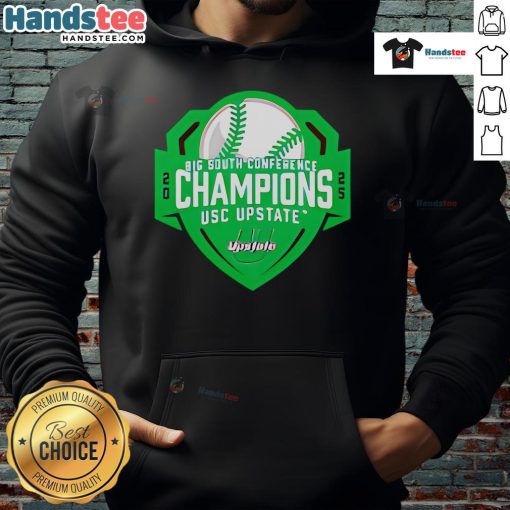 Hot 2025 Big South Conference Baseball Champs Hoodie featuring team colors and logo, perfect for fans and supporters.