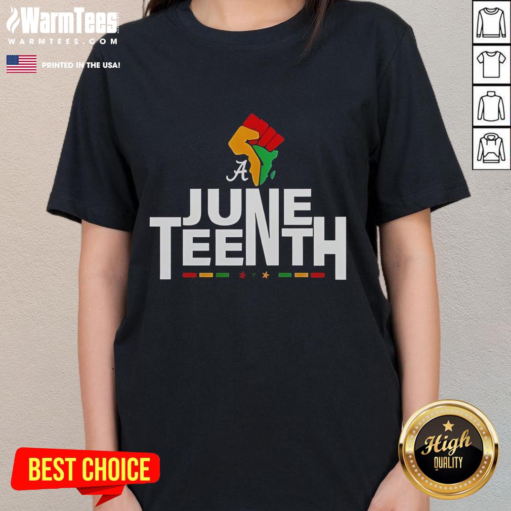 Hot Alabama Crimson Tide Juneteenth Heritage 2025 Ladies Tee Hot Alabama Crimson Tide Juneteenth Heritage 2025 ladies tee showcasing vibrant colors and unique design.