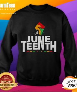 Hot Alabama Crimson Tide Juneteenth Heritage 2025 Sweatshirt featuring vibrant colors and bold team logo design.