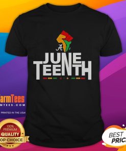 Hot Alabama Crimson Tide Juneteenth Heritage 2025 T-Shirt showcasing vibrant design and team spirit for celebration.