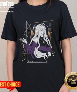 Hot Angora Zailia Cosmic Stardust Vtuber Ladies Tee featuring vibrant graphics and stylish design for fans.