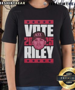 Hot Austin Riley 2025 Vote Ladies Tee featuring a stylish design for baseball fans supporting Riley's campaign.