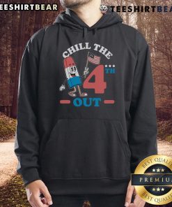 Hot Chill The 4th Out America Ice Cream Hoodie featuring vibrant colors and a fun design perfect for summer celebrations.