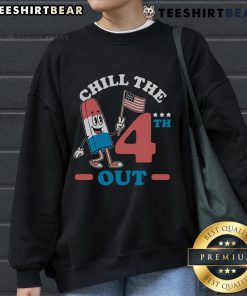 Hot Chill The 4th Out America Ice Cream Sweatshirt featuring a festive design perfect for summer celebrations.