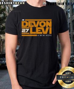 Hot Devon Levi 27 A New Hope T-Shirt featuring vibrant graphics and a stylish design for sports fans.