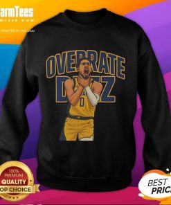 Stylish Hot Haliburton Choke Overrate Deez Sweatshirt in vibrant colors, perfect for casual wear and comfort.