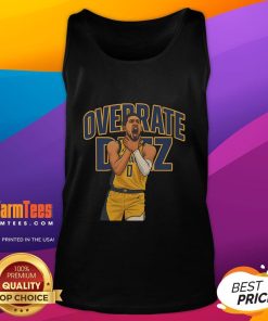 Hot Haliburton Choke Overrate Deez Tank Top featuring a bold graphic design, perfect for casual summer outfits.
