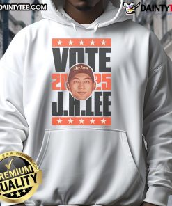 Hot Jung Ho Lee 2025 Vote hoodie featuring bold graphics, perfect for supporting your favorite candidate in style.