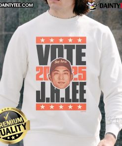 Hot Jung Ho Lee 2025 Vote Sweatshirt featuring bold graphics and a comfortable fit for election supporters.