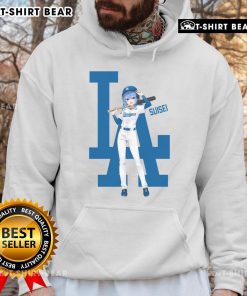 Alt Text: Hot Los Angeles Dodgers Hololive Night Suisei Hoodie featuring vibrant colors and stylish design for fans.