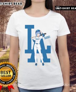 Hot Los Angeles Dodgers Hololive Night Suisei ladies tee featuring vibrant design and team branding for fans.