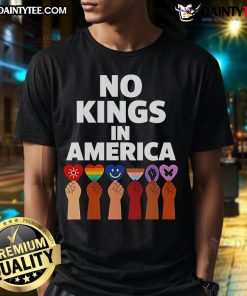 Alt Text: Hot No Kings In America anti-authoritarian protest Trump T-shirt showcasing bold message against authoritarianism.