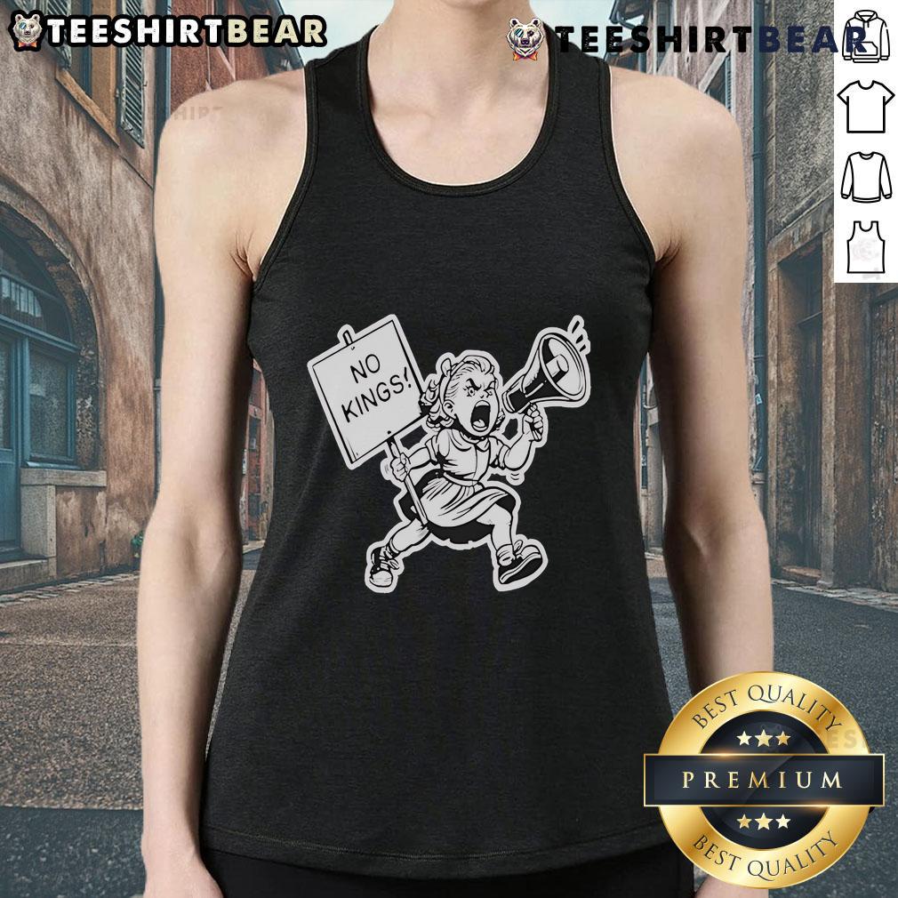 Hot No Kings Protest 2025 Tank Top Hot No Kings Protest 2025 tank top featuring bold graphics and vibrant colors, perfect for summer activism.