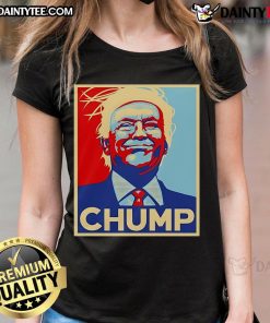 Hot Trump Chump Hope Ladies Tee featuring bold graphics and a stylish design for political statement enthusiasts.