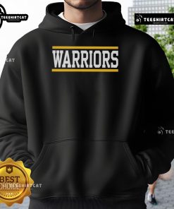 Official Warriors Horizontal Lines Hoodie featuring bold team colors and stylish design for ultimate fan comfort.