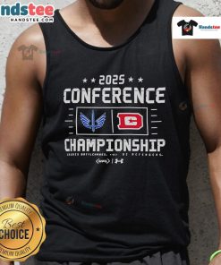Nice 2025 XFL Conference Championship tank top featuring team logo and vibrant design for fans and sports enthusiasts.