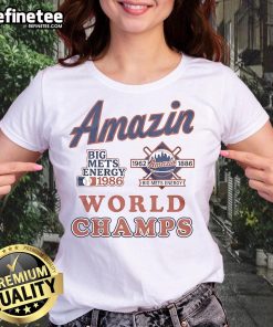 1980 World Champs Mets ladies tee featuring vibrant design and big Mets energy, perfect for fans celebrating the team's legacy.