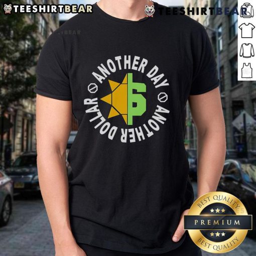 Nice Another Day Another Dollar Professional Wrestler Logo T-Shirt featuring a bold graphic design for wrestling fans.