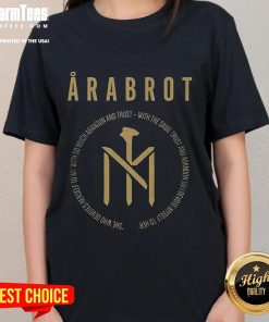 Alt Text: Nice Arabrot 'Who Do You Love' Ladies Tee featuring a stylish design and comfortable fit for everyday wear.