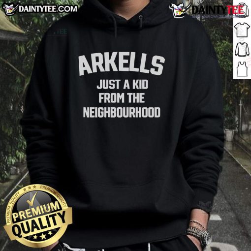 Nice Arkells Just A Kid From The Neighbourhood hoodie featuring vibrant design and cozy fabric for fans.