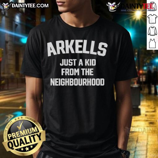 Nice Arkells Just A Kid From The Neighbourhood T-Shirt featuring vibrant design and soft fabric for casual wear.