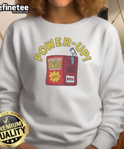 Nice Backyard Baseball Power Up Sweatshirt featuring vibrant graphics and comfortable design for baseball fans.