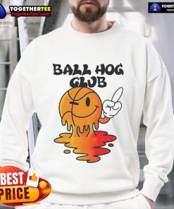Stylish Nice Ball Hog Club basketball sweatshirt featuring a bold graphic, perfect for basketball enthusiasts and fans.