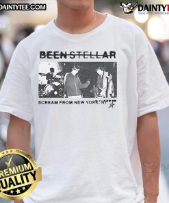Nice Been Stellar Scream New York Tour 2024 T-Shirt featuring vibrant design and bold graphics for fans.