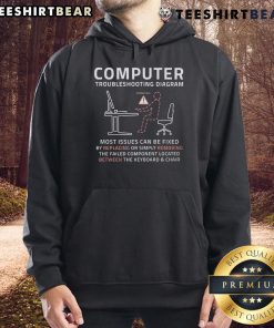 Cozy hoodie featuring a unique keyboard chair design, perfect for tech lovers and stylish comfort.