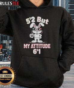 Nice Bunny hoodie featuring playful design and bold attitude, perfect for casual wear and spring outings.